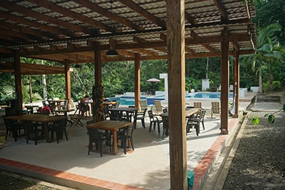 Retreat venue surrounded by Colombian rainforest