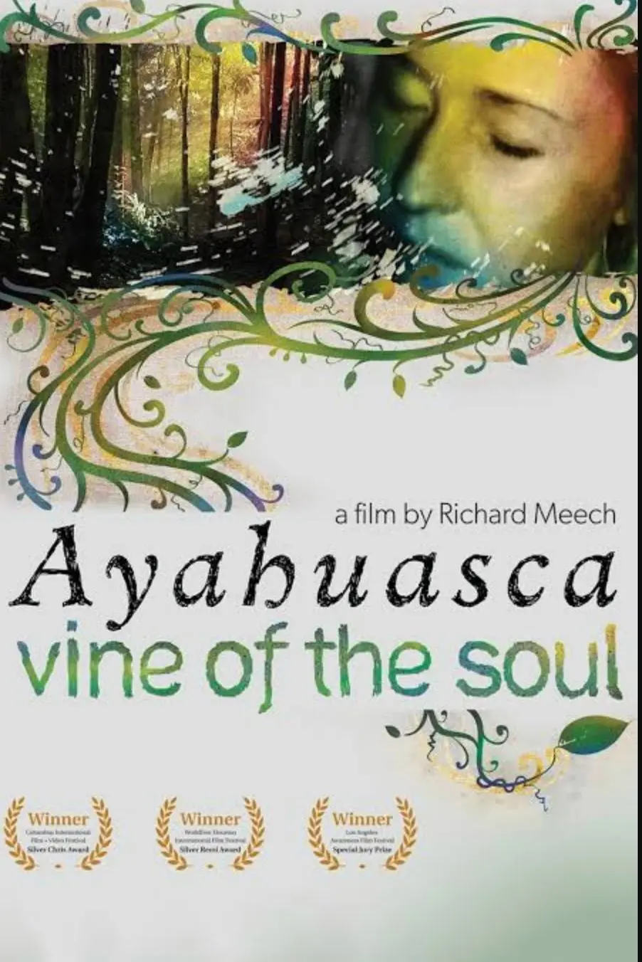 Ayahuasca Vine of the Soul documentary poster — a film by Richard Meech