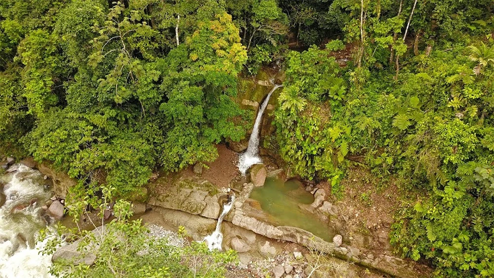 private waterfall mahadevi ayahuasca retreat putumayo